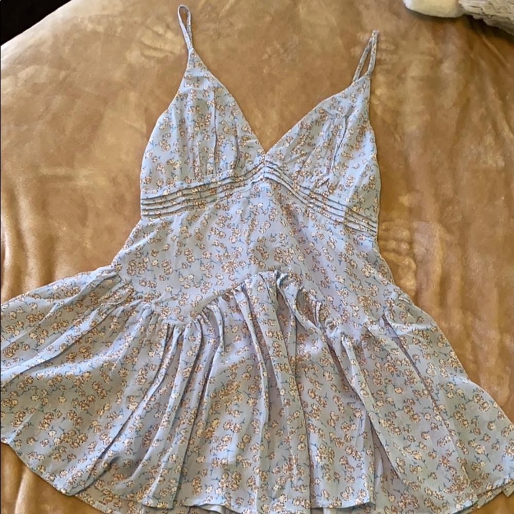Sundae muse Amanda dress light blue NWT